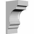 Ekena Millwork 3 1/2"W x 4 1/4"D x 8"H Diane Bracket BKT03X04X08DI